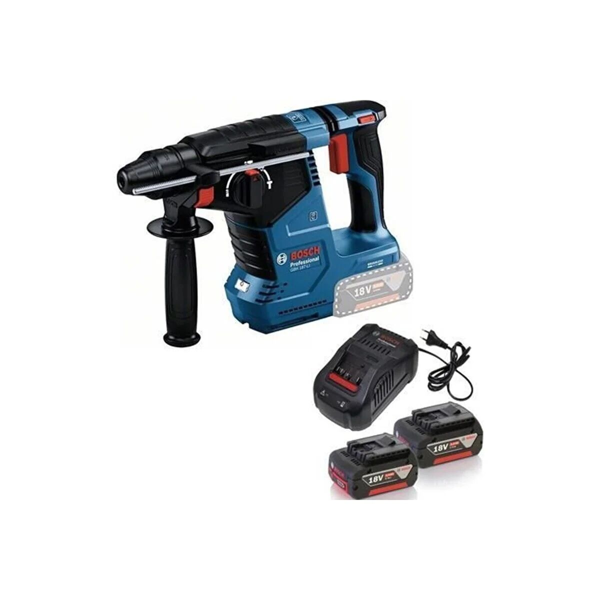 Bosch GBH 187-Li Çift Akülü 5 Ah Kırıcı-Delici