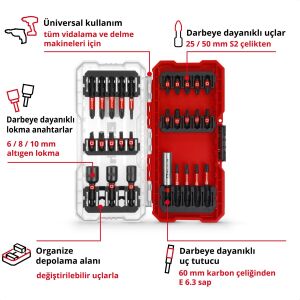 Einhell S-Case 28 Parça Bits Uç Seti