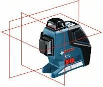 BOSCH GLL 3-80 + BS 250 ÇOK YÖNLÜ ÇİZGİ LAZERİ