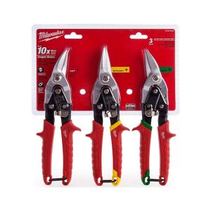 Milwaukee Kaportacı Makası 3'Lü Set (Sağ-Sol-Düz)