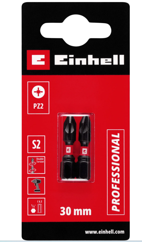 Einhell Pozidriv Yıldız Bits Uç 30 mm Pz2 2 Adet