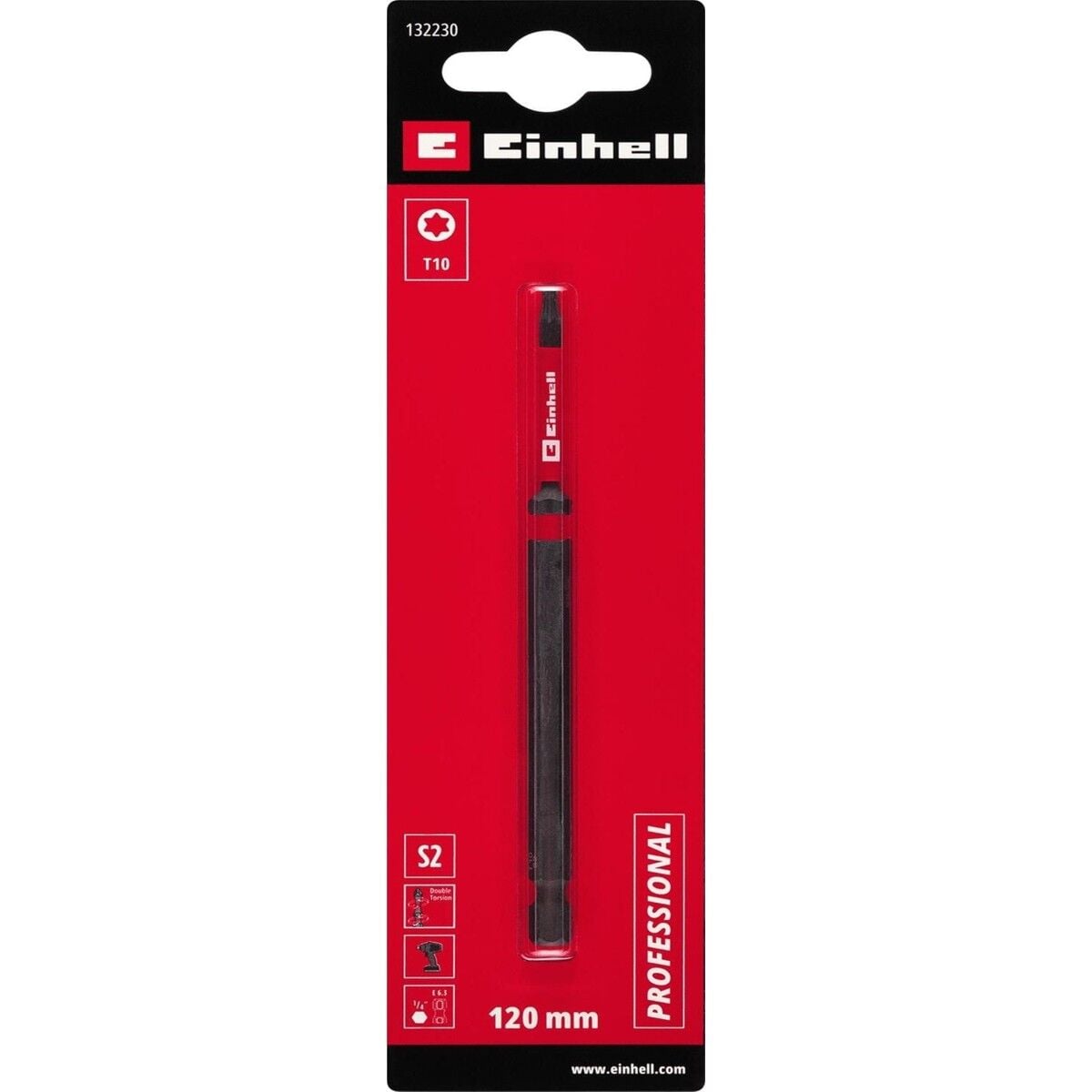 Einhell Torx Bits Uç 120 mm T10 S2