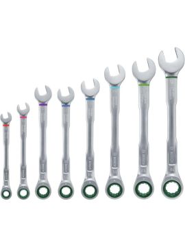 Bosch Cırcırlı Kombine Anahtar Seti 8 Parça 1/4 Inç