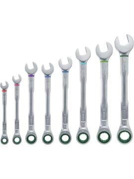 Bosch Cırcırlı Kombine Anahtar Seti 8 Parça 1/4 Inç