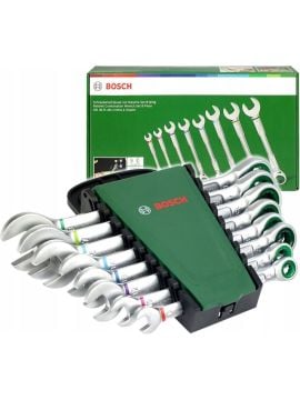 Bosch Cırcırlı Kombine Anahtar Seti 8 Parça 1/4 Inç