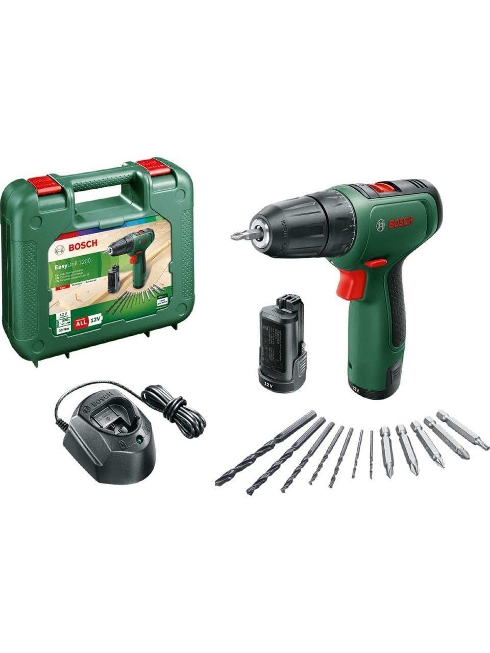 Bosch EasyDrill 1200 Çift Akülü 1.5 Ah Vidalama