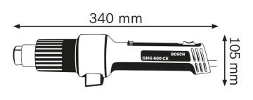 Bosch GHG 600 CE Sıcak Hava Makinesi