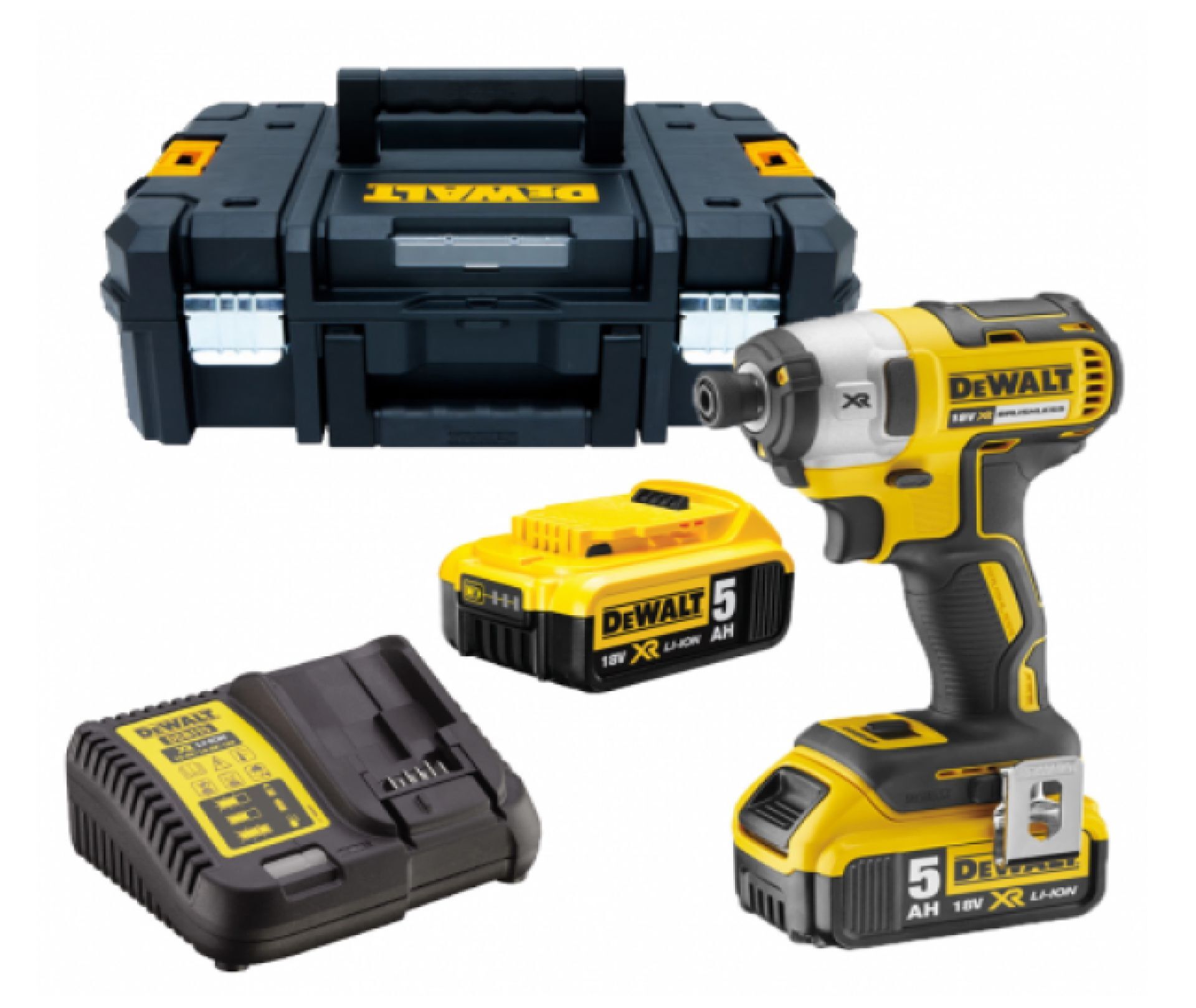 Dewalt DCF887P2 18V 5 Ah Li-ion Çift Akülü Kömürsüz Darbeli Vidalama