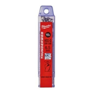 Milwaukee 6.5x101 mm Thunderweb Serisi Metal Matkap Ucu 10'lu