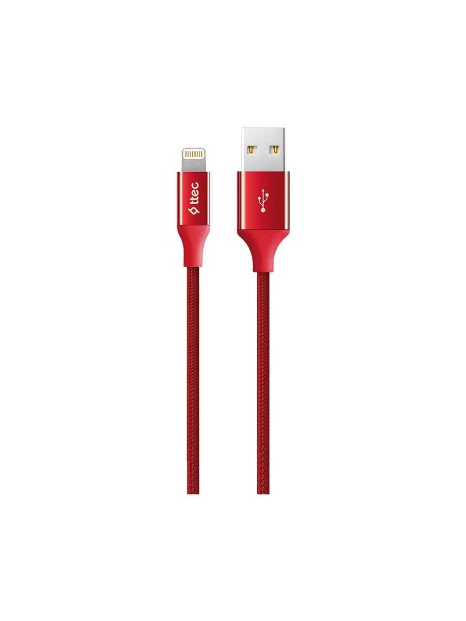 TTec AlumiCable iPhone Uyumlu Şarj Kablosu - Kırmızı 2DK16K