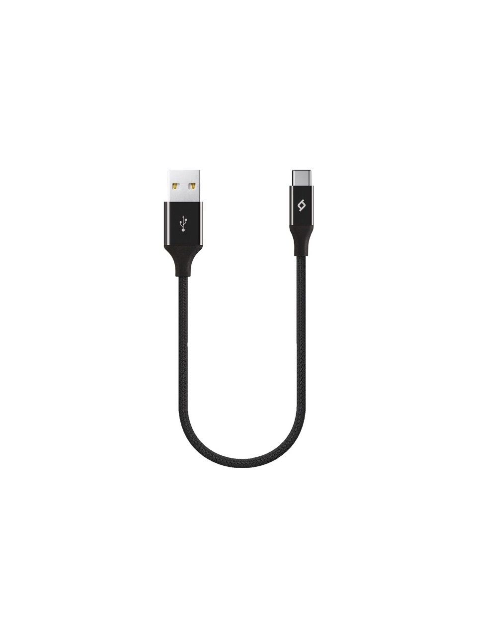 Ttec AlumiCable Mini 2DK26S 30 cm Siyah USB to Type-C Şarj Kablosu