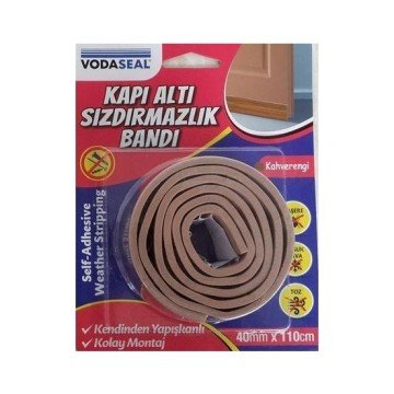 Vodaseal Kapı Altı Sızdırmazlık Bandı 40Mm X 110Cm Kahverengi