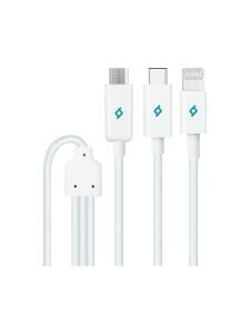 Ttec 2DK7521 1.2 m 3in1 Şarj Kablosu