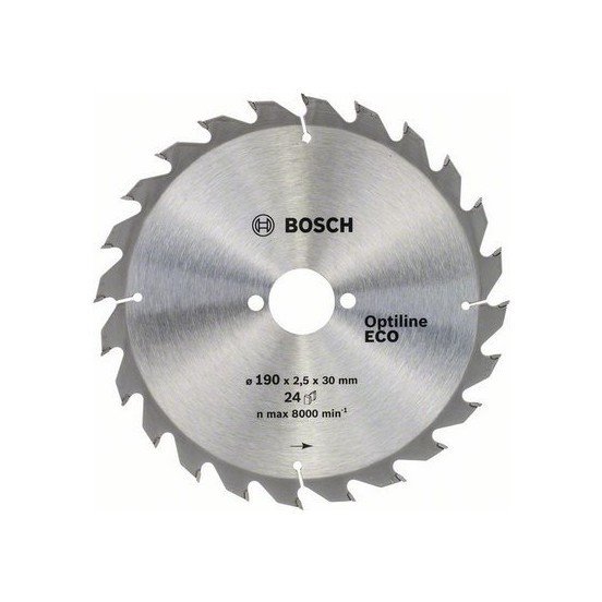 BOSCH DAİRE TESTERE BIÇAĞI EC OP WO H 190X30-2