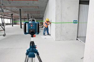 Bosch GRL 300 HVG Set Yeşil Lazerli Rotasyon Lazeri