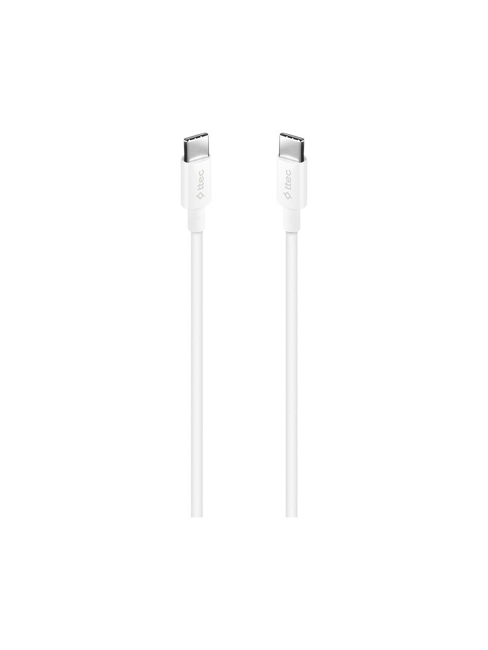 Ttec USB-C To USB-C Kablo 1.20cm Beyaz