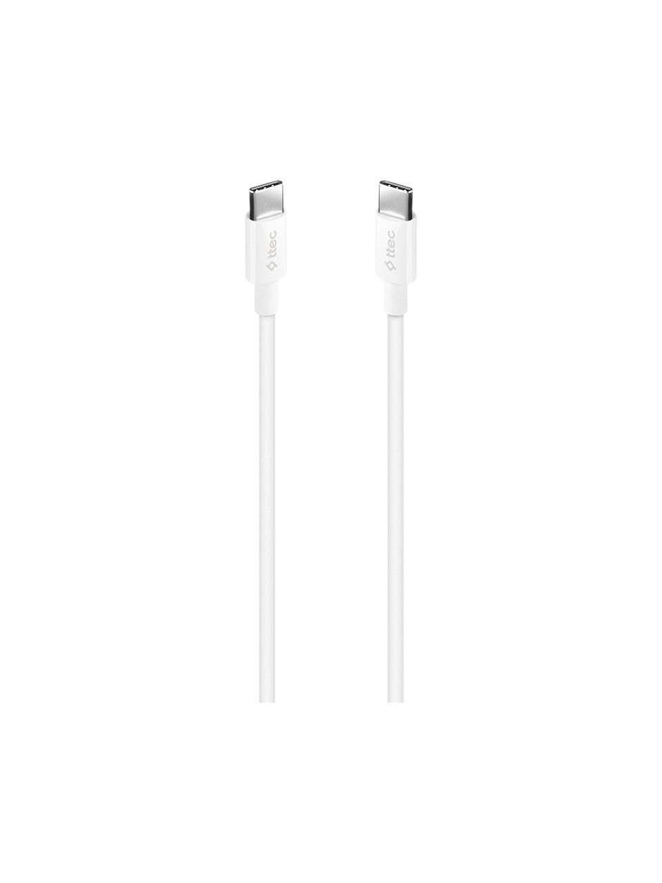 Ttec USB-C To USB-C Kablo 1.20cm Beyaz