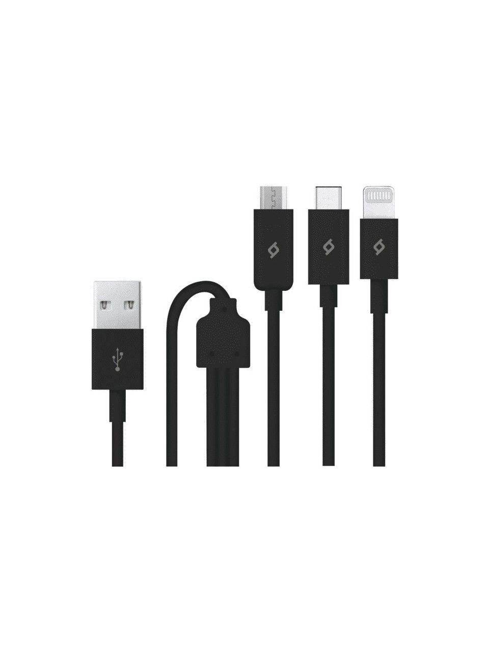 Ttec Trio Şarj Kablosu Micro USB Ligthining USB-C 2DK7521S