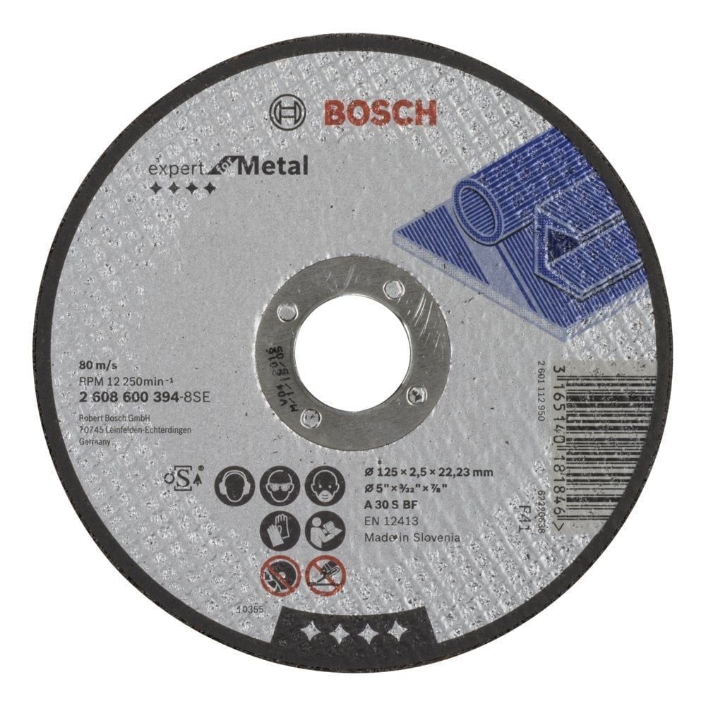Bosch 125*2,5 mm Expert for Metal Düz 1 Adet