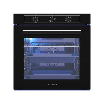 Luxell Süper Kristal Siyah Ankastre Set