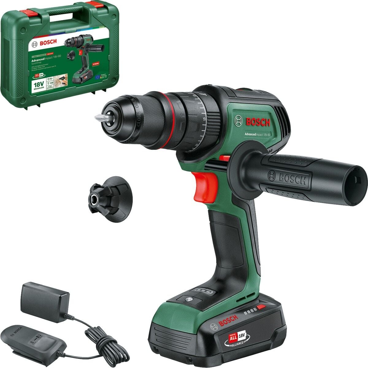 Bosch AdvancedImpact 18V-80 Quicksnap Tek Akü 2.5 Ah Matkap