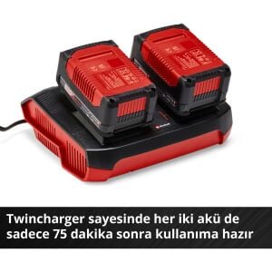 2x 4,0Ah Twincharger kit 1 Akü/Şarj Cihazı