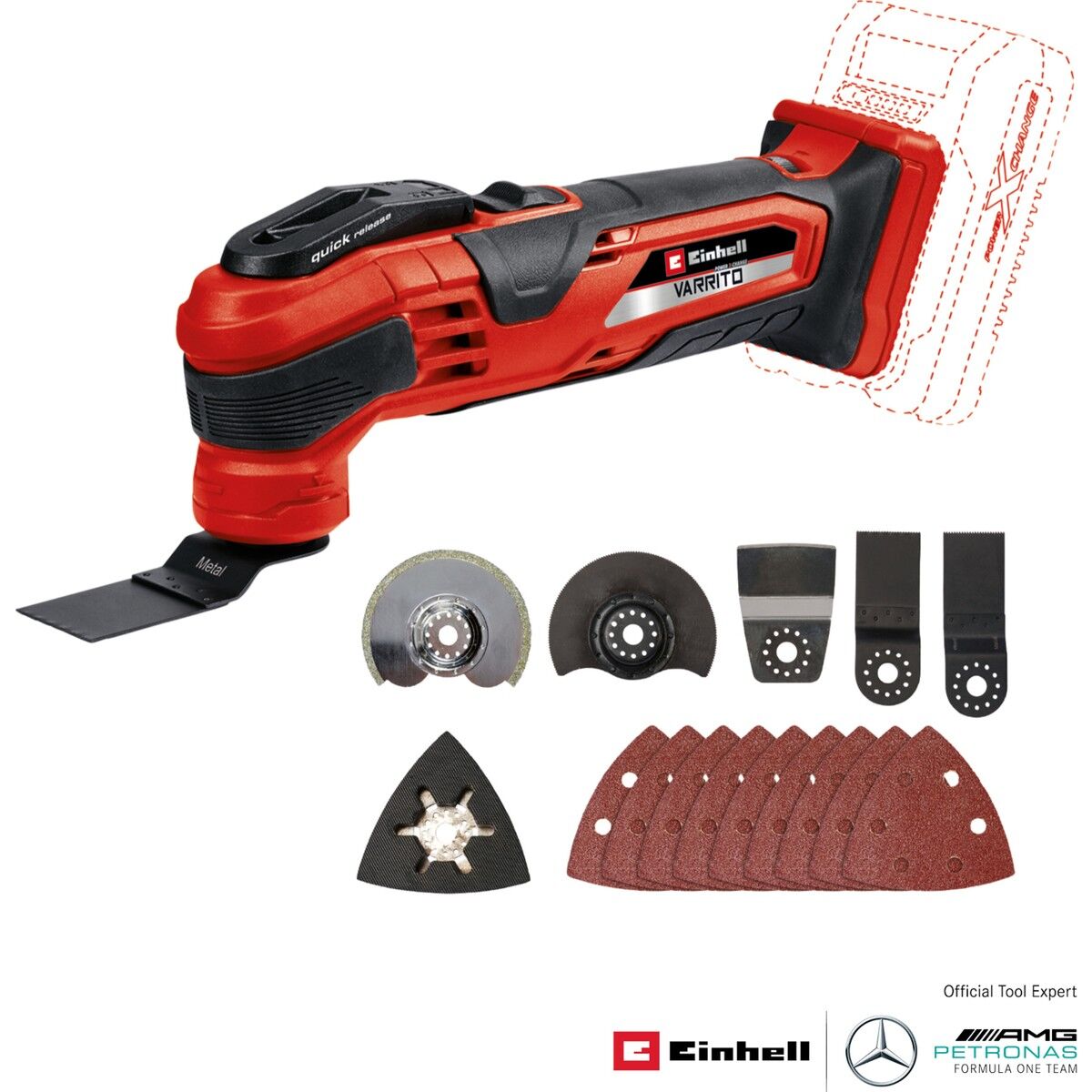 Einhell Varrito Aküsüz Zımpara Makinesi