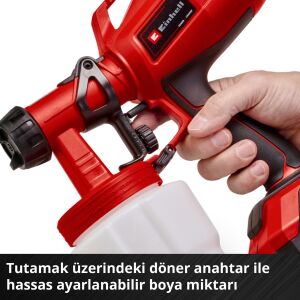 Einhell TC-SY 18/60 Li Aküsüz Boya Tabancası