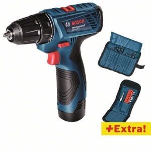 Bosch Gsr 120-li Akülü Vidalama + Bosch 23 Parça Aksesuar Seti Hediyeli