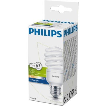 Philips Economy Twister 15W Beyaz Işık E27