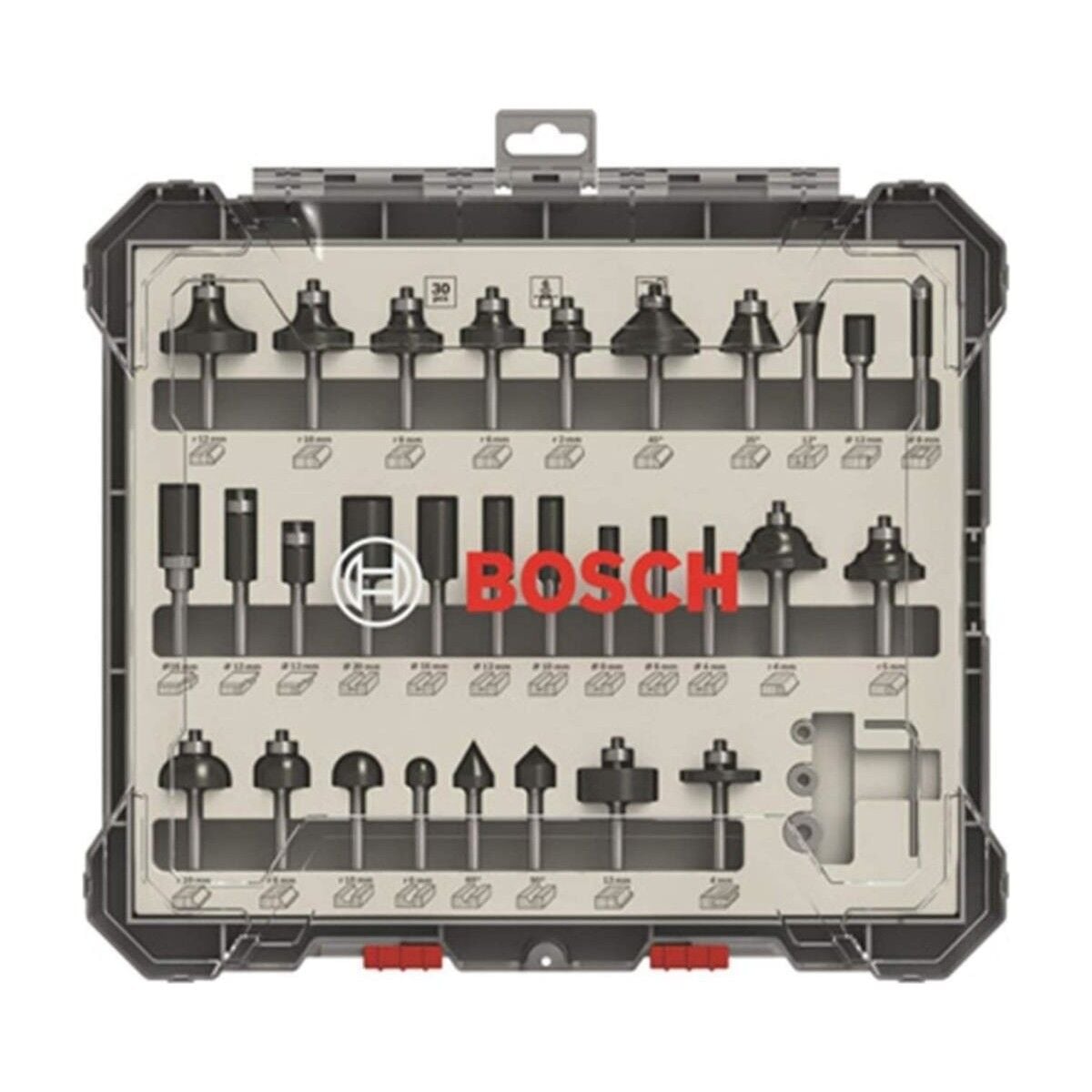 Bosch Pro Freze Seti 30 'Lu Karışık 6 MM Şaftlı