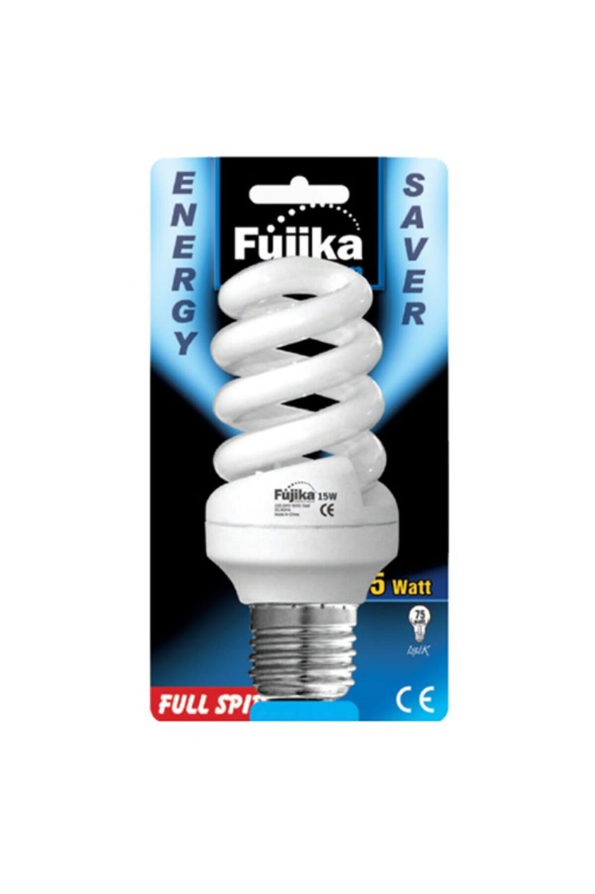 Fujika 15 Watt Spiral, Floresan Tasarruflu Ampul