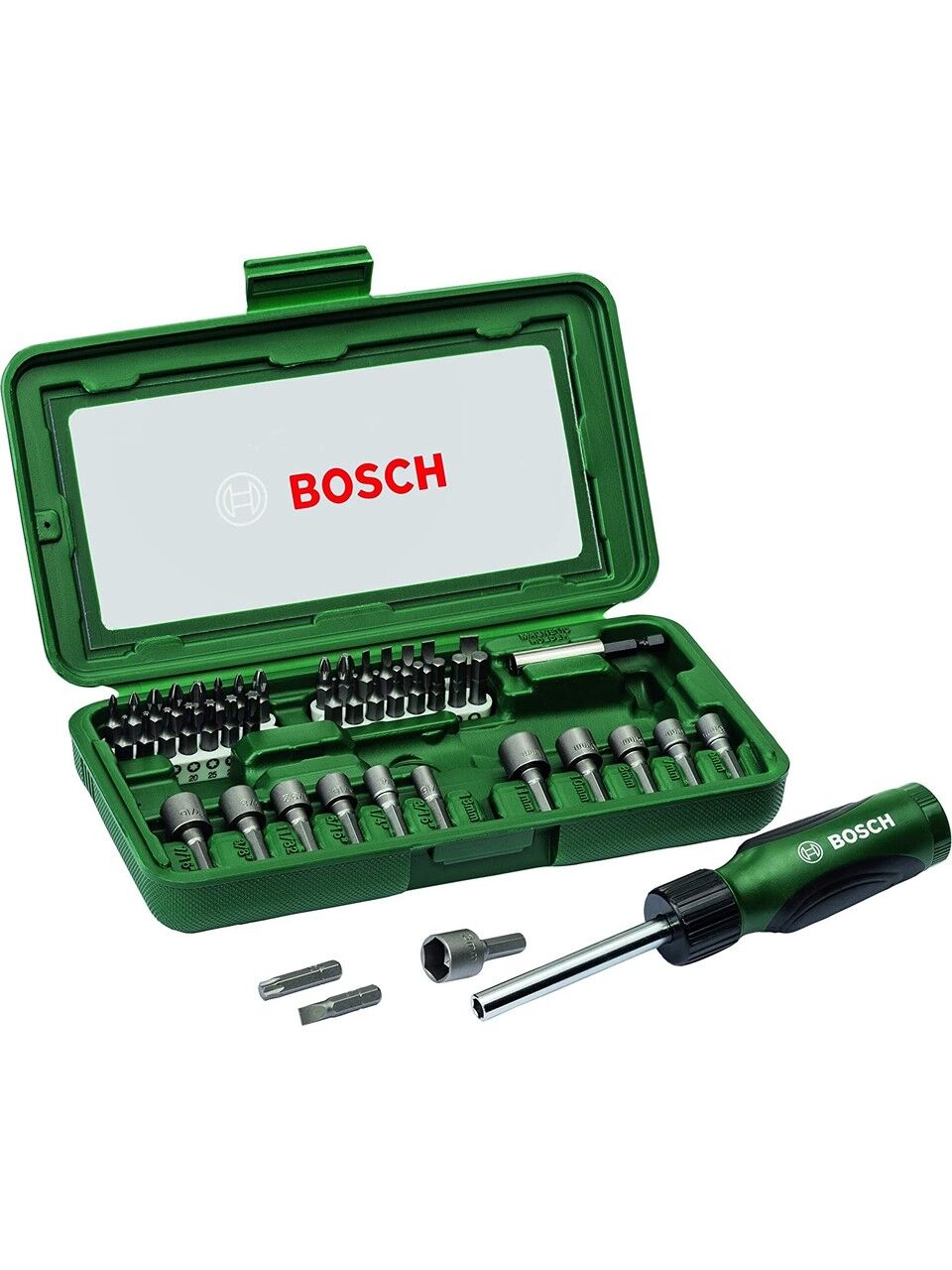 Bosch 46 Parça Cırcırlı Tornavida Seti Ambalaj Hasarlı