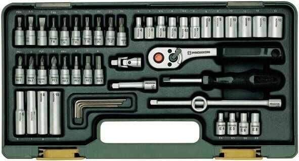 Proxxon 23280 1/4'' 50 Parçalı Cırcır Kollu Lokma ve Bits Takımı