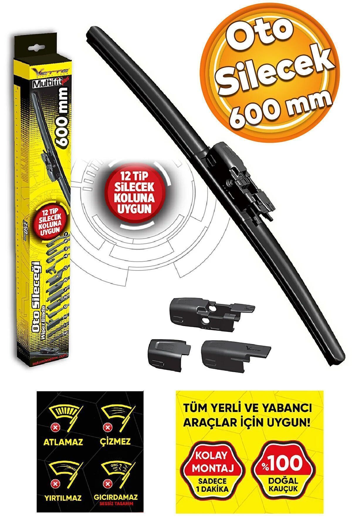 Vette Plus Multifit Silecek 600 MM