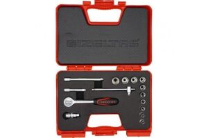 İzeltaş 1107 1/4'' Altı Köşe 15'li Karbüratör Lokma Anahtar Takımı