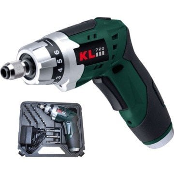KLPRO KLNM3613 3.6Volt /1,3Ah Li-ion Şarjlı Tornavida + 45 Parça Vidalama ucu