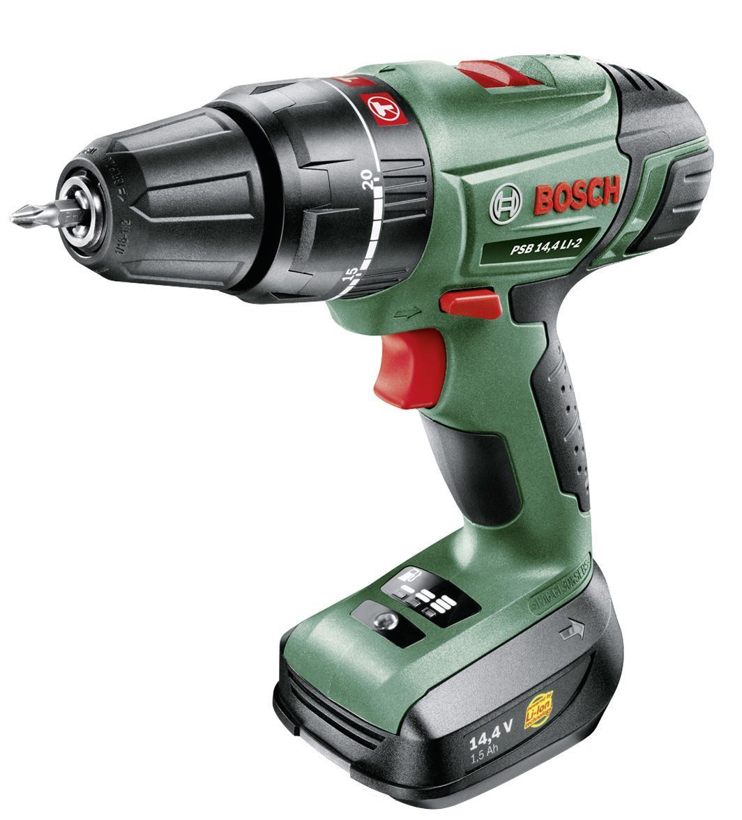 Bosch PSB 14,4 LI-2 1,5 Ah Tek Akülü Darbeli Vidalama (Tutamak)