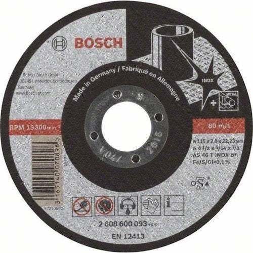 Bosch 115 x 2,0 Mm Expert For Inox Düz 2608600093