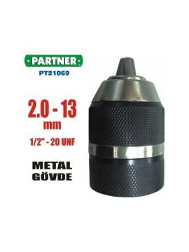 Partner 21069 Anahtarsız Mandren 13 mm 1/2