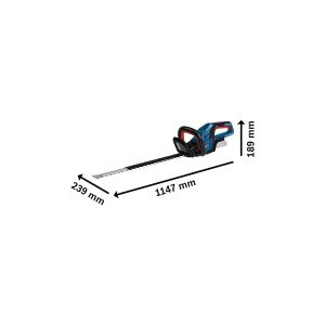 BOSCH GHE 18V-60 SOLO ÇİT KESME