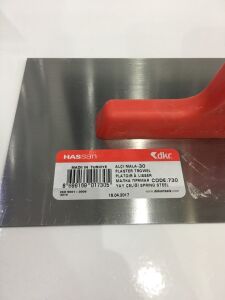 Dkr Alçı Malası 30 cm Kod: 730