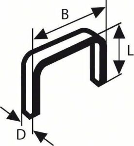 Bosch Zımba Teli Tip 53 11,4*0,74*14 MM