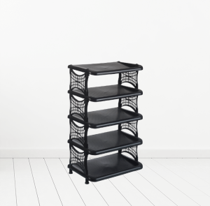 Comfort Time Panelli Siyah Ayakkabılık