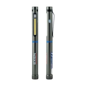 Exen El 118 Fk Şarjlı Kalem Tip El Feneri 3.7V 0.65AH 400 Lümen