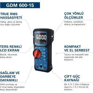 BOSCH GDM 600-15 MULTİMETRE