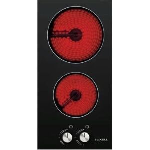 Luxell V3-02P Vitroseramik Elektrikli Siyah Domino Ocak