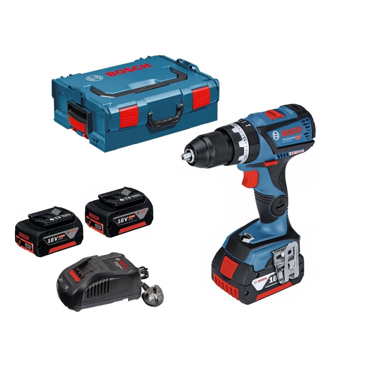 Bosch GSR 18V-60 C 3x4.0Ah Akülü Vidalama