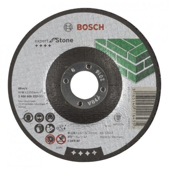 Bosch 125x2,5 mm Expert Bombeli Taş Kesme Diski