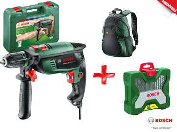 Bosch Universalimpact 700 Darbeli Matkap+Xlıne 33 Parça Set+Çanta Hediye